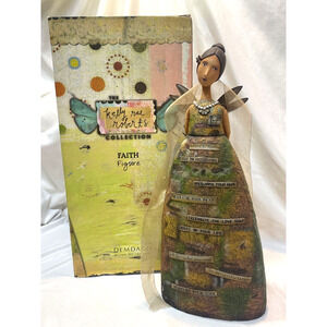 DEMDACO Kelly Rae Roberts FAITH Angel Figurine 17" In Box